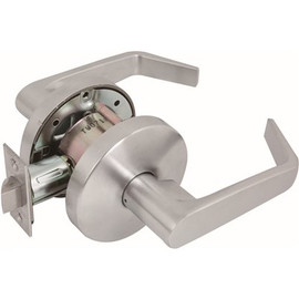 US Lock 2050 Series GR2 Passage Hall/Closet Door Lever US26D 2-3/8 in. Backset