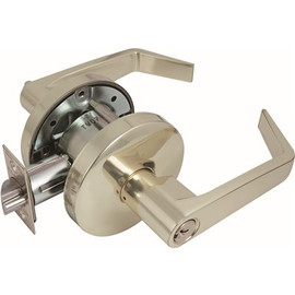 US Lock 2050 Series GR2 2-3/8 in. Backset US3 Entrance Door Lever SC1