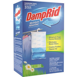 DampRid Hanging Moisture Absorber, Fresh Scent (3-Pack)