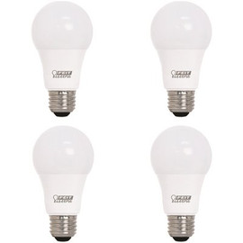 60-Watt Equivalent A19 Dimmable CEC Title 20 Compliant ENERGY STAR 90+ CRI LED Light Bulb, 2700K Soft White (4-Pack)