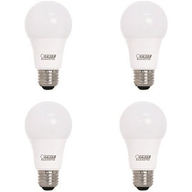 Feit Electric 60-Watt Equivalent A19 Dimmable CEC ENERGY STAR 90+ CRI Indoor LED Light Bulb, Daylight (4-Pack)