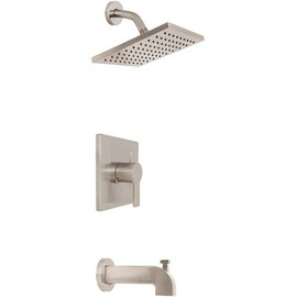 Premier Westwind Single-Handle 1-Spray Tub and Shower Faucet in Brushed Nickel (Valve Included)