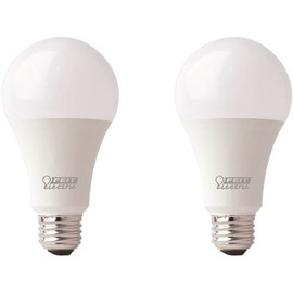 Feit Electric 100-Watt Equivalent Non-Dimmable A19 CEC Title 20 Compliant 90+ CRI LED Light Bulb Daylight 5000K (2-Pack)