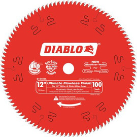 DIABLO 12 in. x 100-Tooth Ultimate Polished Finish Circular Saw Blade