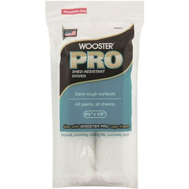 Wooster 6-1/2 in. x 1/2 in. High-Density Pro Woven Cage Frame Roller (2-Pack)