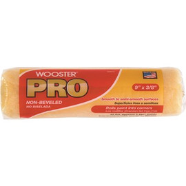 Wooster 9 in. x 3/8 in. Pro High Density Knit Non-Beveled Roller Cover