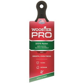 Wooster 2 in. Pro Nylon Short Handle Angle Sash