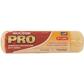 Wooster 9 in. x 3/8 in. Pro American Contractor High-Density Knit Fabric Roller