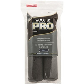 Wooster 6-1/2 in. High-Density Pro Foam Cage Frame Mini Roller (2-Pack)