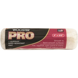 Wooster 9 in. x 3/8 in. Pro Surpass Shed-Resistant Knit High-Density Fabric Roller Cover