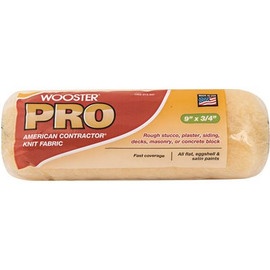 Wooster 9 in. x 3/4 in Pro American Contractor High-Density Knit Fabric Roller