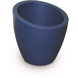 Mayne Modesto 20 in. Round Neptune Blue Polyethylene Planter