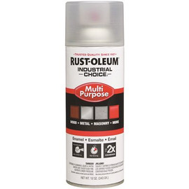 Rust-Oleum Industrial Choice 12 oz. Gloss Chrystal Clear Enamel Spray Paint