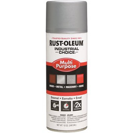 Rust-Oleum Industrial Choice 12 oz. Gloss Dull Aluminum Enamel Spray Paint