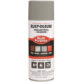 Rust-Oleum Industrial Choice 12 oz. Gloss Dove Gray Enamel Spray Paint