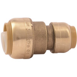 SharkBite 3/4 in. x 1/2 in. Push-to-Connect Brass Reducer Coupling Fitting