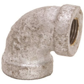 ProPlus 3/4 in. x 1/2 in. Galvanized Malleable 90-Degree Elbow