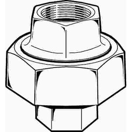 ProPlus 1/2 in. Lead Free Galvanized Malleable Fitting Union