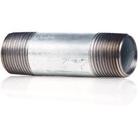 Southland 3/8 in. x 6 in. Galvanized Steel MPT Nipple Southland 3/8 in. x 6 in. Galvanized Steel MPT Nipple
