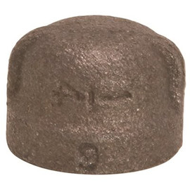 ProPlus 1-1/2 in. Black Malleable Cap