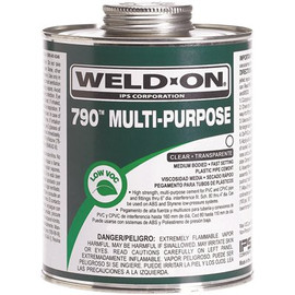 Weld-On 32 oz. PVC 790 Multi-Purpose Cement in Clear