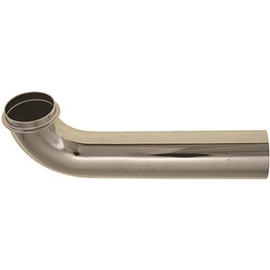 Premier Wall Bend 1-1/2 in. x 7 in. Brass 22-Gauge Chrome