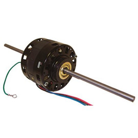 Century DC4522 DOUBLE SHAFT BLOWER MOTOR, 5 IN., 208 / 230 VOLTS, 2.8 AMPS, 1/5 - 1/10 HP, 1,550 RPM