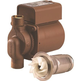 Taco 3/4 in. Bronze Cartridge Circulator , Sweat 1/4 HP