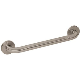 WingIts Premium Series 18 in. x 1.25 in. Grab Bar in Satin Stainless Steel (21 in. Overall Length)