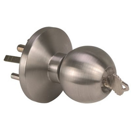 ULTRA SECURITY Stainless Steel Entry Ball Door Knob for Panic Device