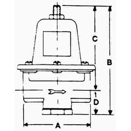 Bell & Gossett FB38 PRESSURE REDUCING VALVE 1/2 IN. NPT