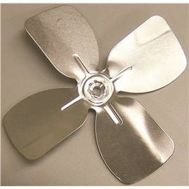 Packard 6 in. Dia 4-Blade 1/4 in. Bore CW Hub On Intake Aluminum Fan Blade