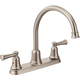 CLEVELAND FAUCET GROUP Capstone 2-Handle Kitchen Faucet in Classic Stainless