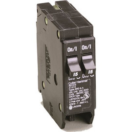 Eaton BD 2-15 Amp Single Pole Tandem CTL Circuit Breaker