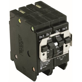 Eaton BR 1-30 Amp 2 Pole and 1-50 Amp 2 Pole BQ (Independent Trip) Quad Circuit Breaker