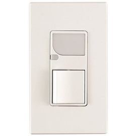 Leviton Decora 15 Amp Residential Grade Combination Rocker Switch and LED Guide Light, White