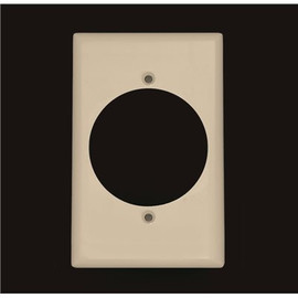 Leviton Ivory 1-Gang Single Outlet Wall Plate (1-Pack)
