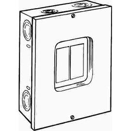 Siemens EQ 60 Amp 2-Space 4-Circuit Main Lug Surface Mount Load Center