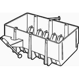 Carlon 3-Gang 44 cu. in. New Work PVC Electrical Outlet Box