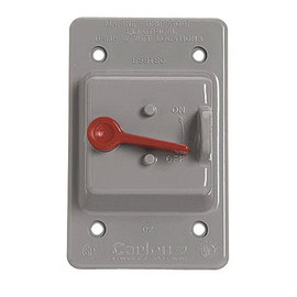 Carlon 1-Gang Weatherproof Toggle Switch Cover
