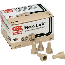 Gardner Bender Hex-Lok Wire Connector Tan (100-Pack)