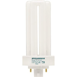 Sylvania 32-Watt Equivalent T4PL 4-Pin Triple Tube Dimmable CFL Light Bulb Bright White (1-Bulb)