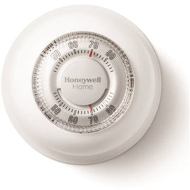 Honeywell Round Non-Programmable Thermostat with 1H Single Stage Heating