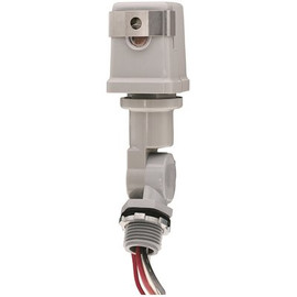 Intermatic K4200 Series 1800-Watt Stem and Swivel Mount Thermal Photocontrol, Gray