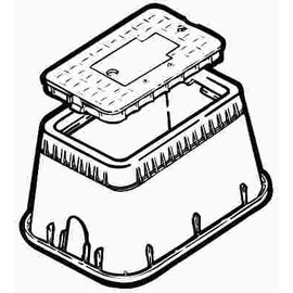 DALLAS SPECIALTY 12 in. Meter Box Rectangular