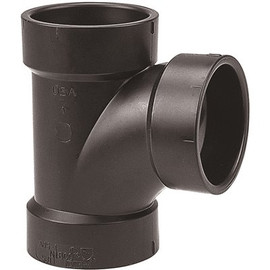 NIBCO 2 in. ABS DWV Hub x Hub x Hub Sanitary Tee