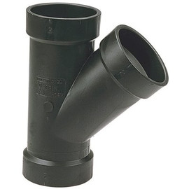 NIBCO 4 in. ABS DWV 45-Degree All Hub Wye NIBCO 4 in. ABS DWV 45-Degree All Hub Wye