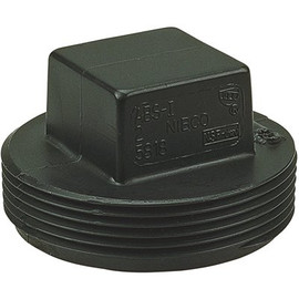 NIBCO 2 in. ABS DWV MIPT Cleanout Plug