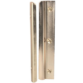 Don-Jo Mfg INSWING DOOR LATCH PROTECTOR 6 IN. BRASS PLATED