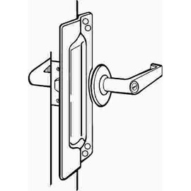 Don-Jo Mfg OUTSWING DOOR LATCH 11" SILVER